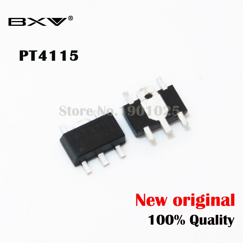 10PCS PT4115B89E SOT89-5 PT4115 SOT-89 วงจรรวม