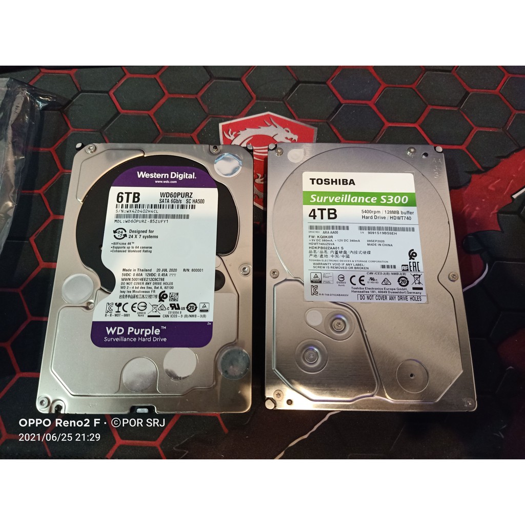 ขาย HDD 6 TB 1 ลูก และ HDD 4 TB 1 ลูก แถมไฟล์ plot พร้อมฟาร์ม 91plot+seed ส่งฟรี