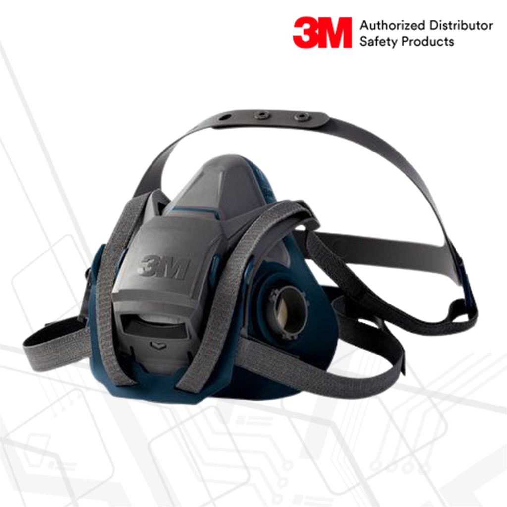 3M™ 6501QL หน้ากากครึ่งหน้าชนิดไส้กรองคู่ ขนาดเล็ก (เฉพาะหน้ากาก)