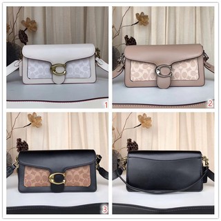 ของแท้ 💯%Coach F91215 F79337 TABBY Bacchus Bag 26 กระเป๋าสะพายแฟชั่นสุภาพสตรี