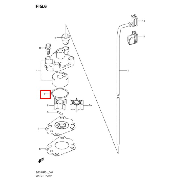 09280-33005-000 O RING,D:1.9,ID:32.7 โอริง เครื่องยนต์เรือซุซุกิ Suzuki Outboard 09280-33005 0928033