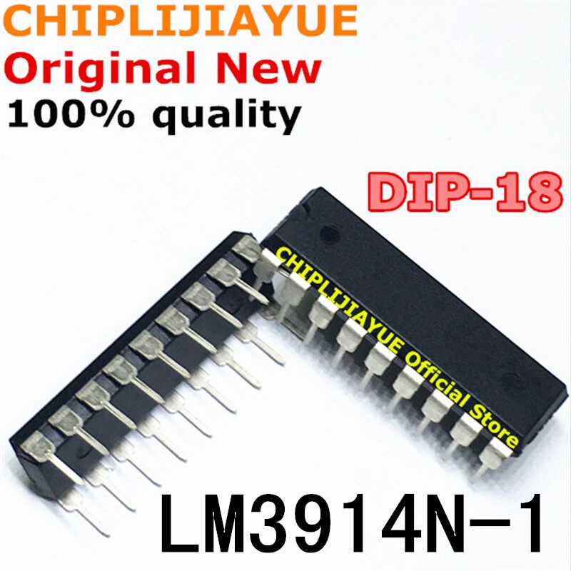 10PCS LM3914N-1 DIP-18 LM3914N LM3914 DIP18 ใหม่และชิป IC