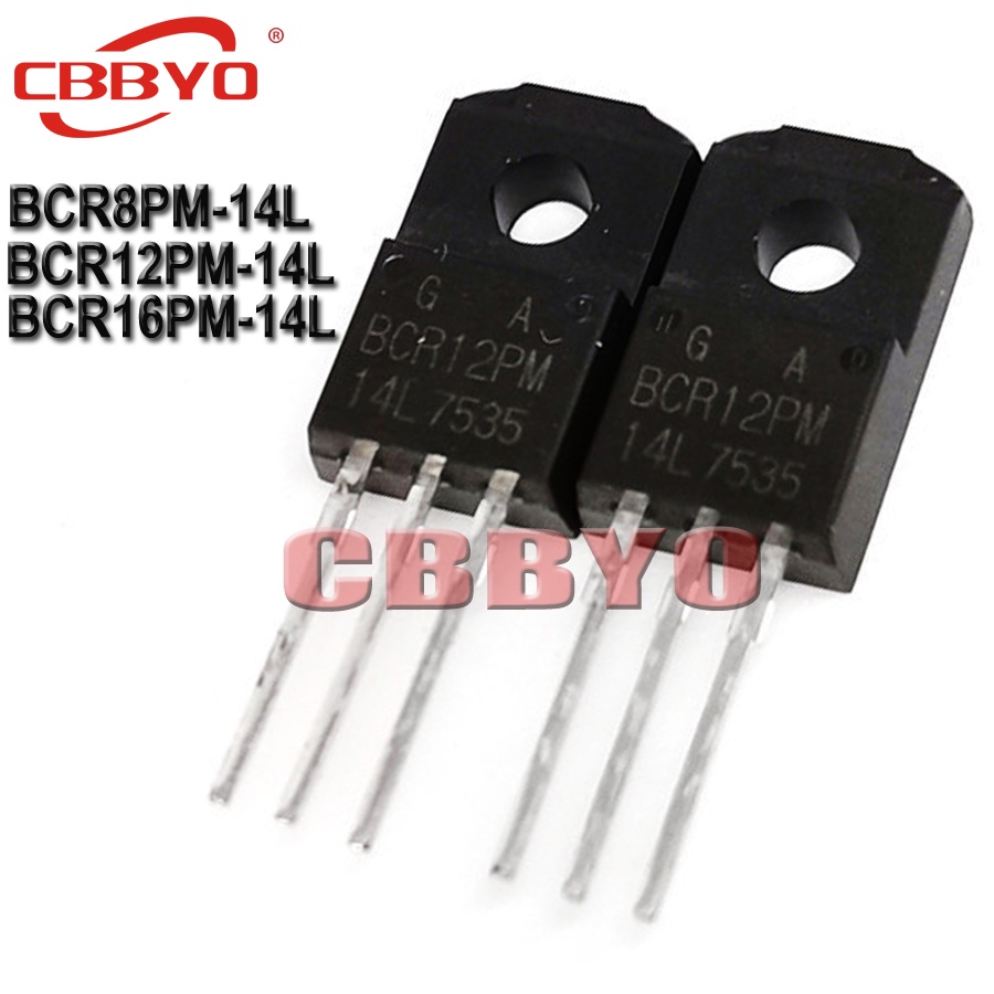 10pcs BCR8PM-14L BCR12PM-14L BCR16PM-14L BCR12PM-14LG BCR16PM-14LG TO-220F BCR8PM TO-220 BCR16PM BCR
