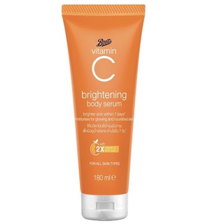 Boots Vitamin C Brightening Body Serum 180 ml บู๊ทส์ วิตามิน ซี ไบร์ทเทนนิ่ง บอดี้ ซีรั่ม 180 มล