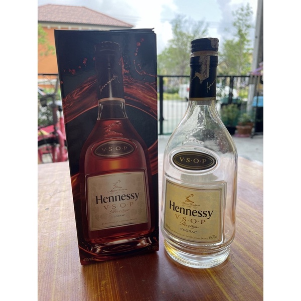 ขวดเหล้า hennessy vsop แท้ สแตมป์ไทย