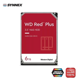 HDD WD 6TB, NAS CAVIAR RED PLUS, INTELLIPOWER, 128MB CACHE, SATA3(6GB/S), 3Y