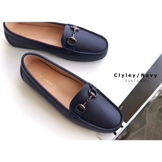 EARL GREY รองเท้าหนังแท้ Clyley series in Navy