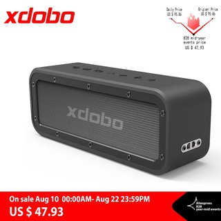 Xdobo Wake 1983 ลําโพงซับวูฟเฟอร์บลูทูธไร้สาย 50W IPX7 กันน้ํา BT5.0 TWS แบบพกพา