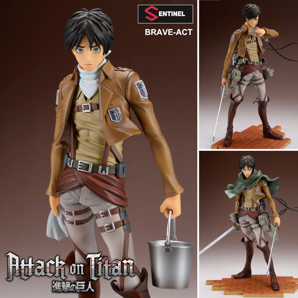 งานแท้ ฟิกเกอร์ Sentinel Brave Act Attack on Titan ผ่าพิภพไททัน Eren Yeager Jaeger เอเลน เยเกอร์ Cle