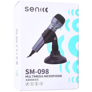 Senic รุ่น SM-098  ไมค์คอมพิวเตอร์ / ไมค์โน๊ตบุ๊ค ไมโครโฟน ไมค์ตั้งโต๊ะ