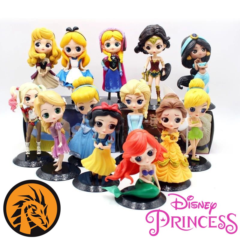 🔥พร้อมส่ง🔥โมเดลเจ้าหญิงดีสนีย์ Disney Princess Qposket ขนาด 10-15 ซม. เกรดพรีเมี่ยม สวย น่ารัก ทุกตัวเลยครับ❤