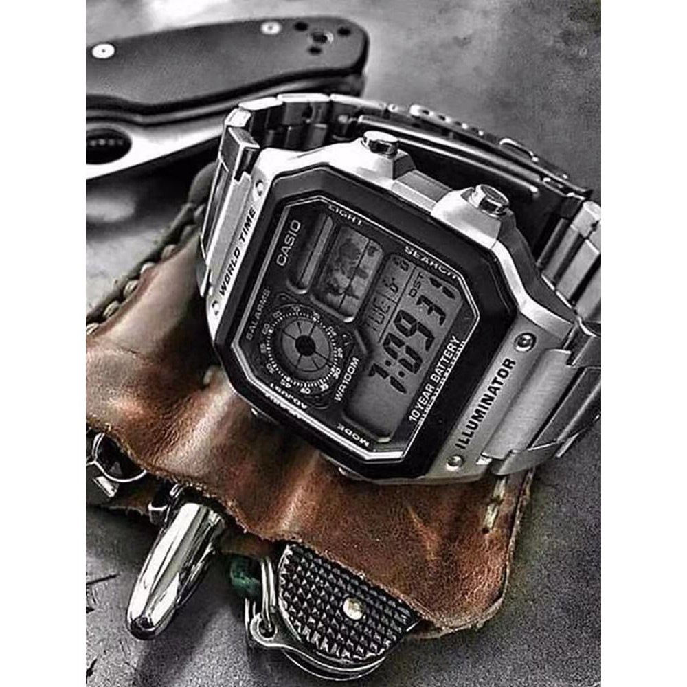 นาฬิกาข้อมือ Ca sio Standard Digital รุ่น AE-1200WH-1A