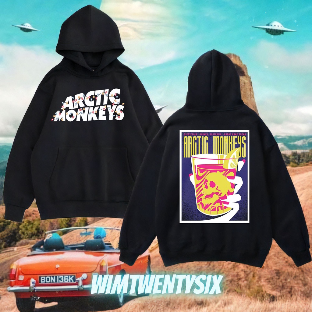 ARCTIC MONKEYS 505 TOUR BAND HOODIE (แจ็คเก็ตไม่จํากัดเพศ)
