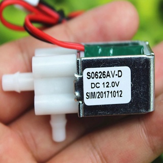 DC 12V Normally Closed N/C Electric Control Solenoid Discourage Air Water Valve Micro Mini Electric Vent Valve Whosale&amp;D