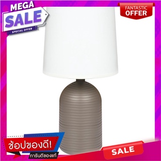 ไฟตั้งโต๊ะ CARINI CONTEMPORARY AT15291TP สีขาว/สีน้ำตาล โคมไฟตั้งโต๊ะ TABLE LAMP CARINI CONTEMPORARY AT15291TP WHITE/BRO