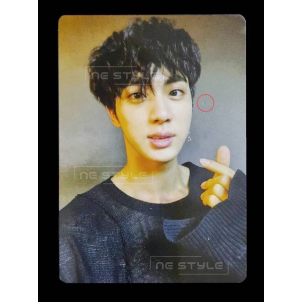 🔥พร้อมส่ง🔥การ์ดแท้ BTS ‼️มีตำหนิ‼️ Jin (จิน/ Seokjin/ ซอกจิน) ARMY Bomb Ver.3 - Photocard