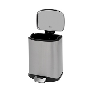 SBD-06E ถังขยะสเตนเลส แบบเท้าเหยียบ ทรง D 6 ลิตร Octopus ถังขยะ SBD-06E Stainless Steel Trash Can Foot pedal, D shape, 6