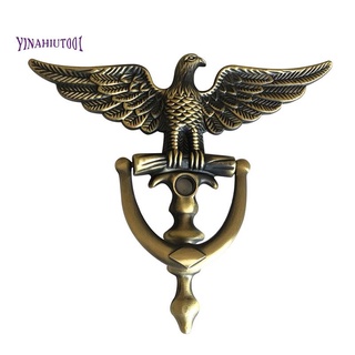 Antique Door Knocker Zinc Alloy Eagle Head Door Knocker for Front Door Home Decor Ring Furniture Handle Hardware Knocker