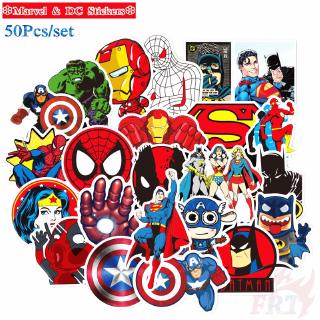 ❉ Marvel &amp; DC - Series 01 สติ๊กเกอร์ ❉ 50Pcs/Set Q Super Hero Waterproof JDM DIY Decals Doodle สติ๊กเกอร์