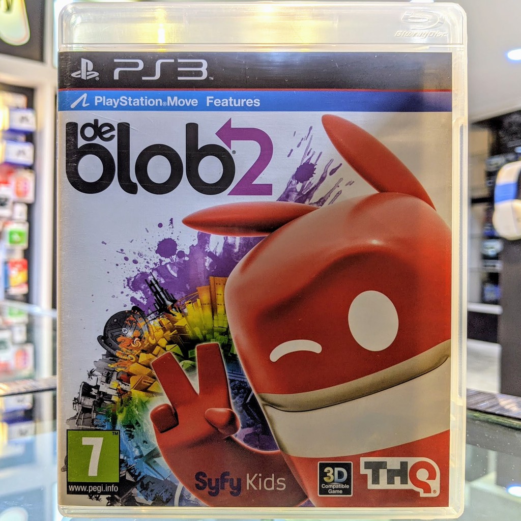 (ภาษาอังกฤษ) มือ2 PS3 De Blob 2 เกมPS3 แผ่นPS3 มือสอง (เล่น2คน Playstation Move Features PS Move Game DeBlob Deblob2)