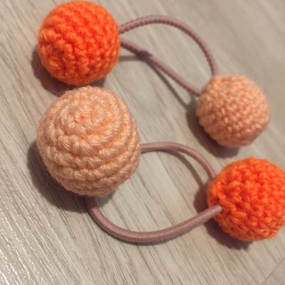 ยางรัดผม crochet handmade มี 3 สีให้เลือก