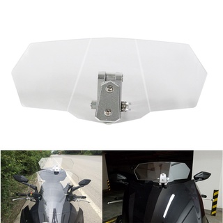 ตัวต่อชิวหน้า ปรับระดับได้ Extra Clip on Windshield Motorcycle Touring ทัวริ่ง แบบขาเดียว Scooter Honda Kawasaki Yamaha