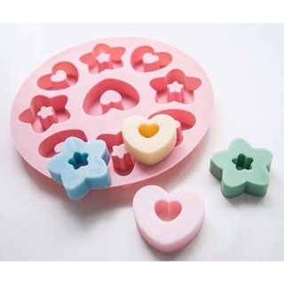 Heart flower Silicone mold พิมพ์ซิลิโคนรูปหัวใจดอกไม้