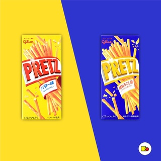 PRETZ BUTTER &amp; ROASTED CORN by GLICO ( เพรซ รสเนย &amp; รสข้าวโพดย่าง - กูลิโกะ)