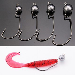 1 ชิ้นหัวจิ๊กตะกั่วเบ็ดจิ๊กเหยื่อเบ็ดตกปลา 3G 5G 7G 10G fishing hook