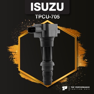 (ประกัน 3 เดือน) คอยล์จุดระเบิด ISUZU - FTR / FRR / NPR / GXZ / FVM / 6HF - TPCU-705 - TOP PERFORMANCE JAPAN คอยล์หัว...