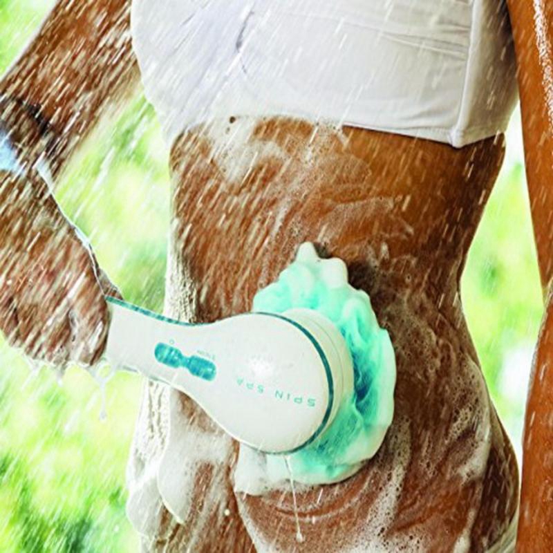 Wholesale_City】แปรงสปาอาบน้ำไฟฟ้าอัตโนมัติ นวดตัว ขัดผิวให้สะอาด  ขจัดเซลล์ผิวเสียออกให้ผิวขาวใสขึ้นขัดส้นเท้าให้เนียนเร | Shopee Thailand