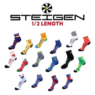 Steigen performance sock 1/2 length ถุงเท้าวิ่ง ปั่นจักรยาน ข้อสั้น