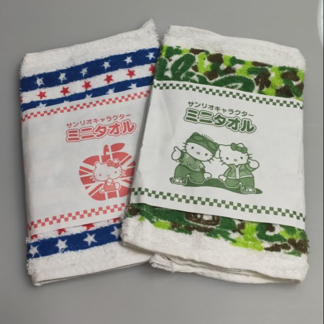 ผ้าขนหนู Hallo kitty มี2ลาย (18×40cm.)สินค้าพร้อมส่ง