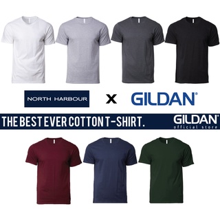 Gildan x NORTH HARBOUR The Best Ever เสื้อยืดคอกลม ผ้าฝ้าย สําหรับผู้ใหญ่ ทุกเพศ A NHR1100