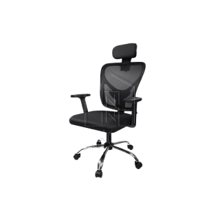 InnHome เก้าอี้สำนักงาน เก้าอี้ทำงาน Ergonomic Chair รุ่น FREESIA มีล้อเลื่อน มี Lumbar รองรับสรีระ เบาะผ้าตาข่ายแข็งแรง