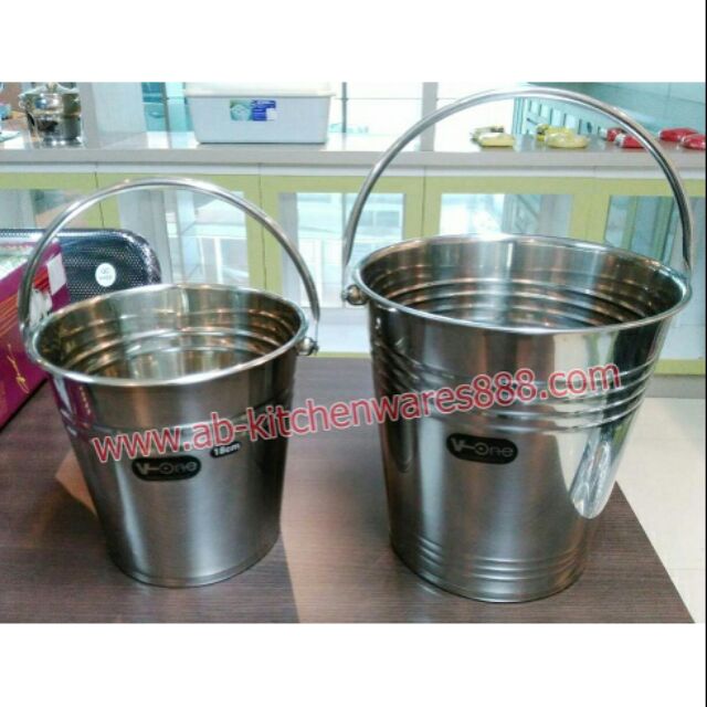 (1ใบ) ถังน้ำแข็งสแตนเลส V-one Extra