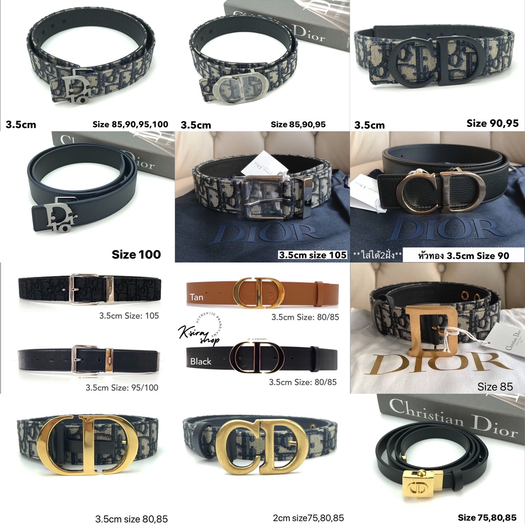 [ส่งฟรี] New Dior Belt Shopee Thailand