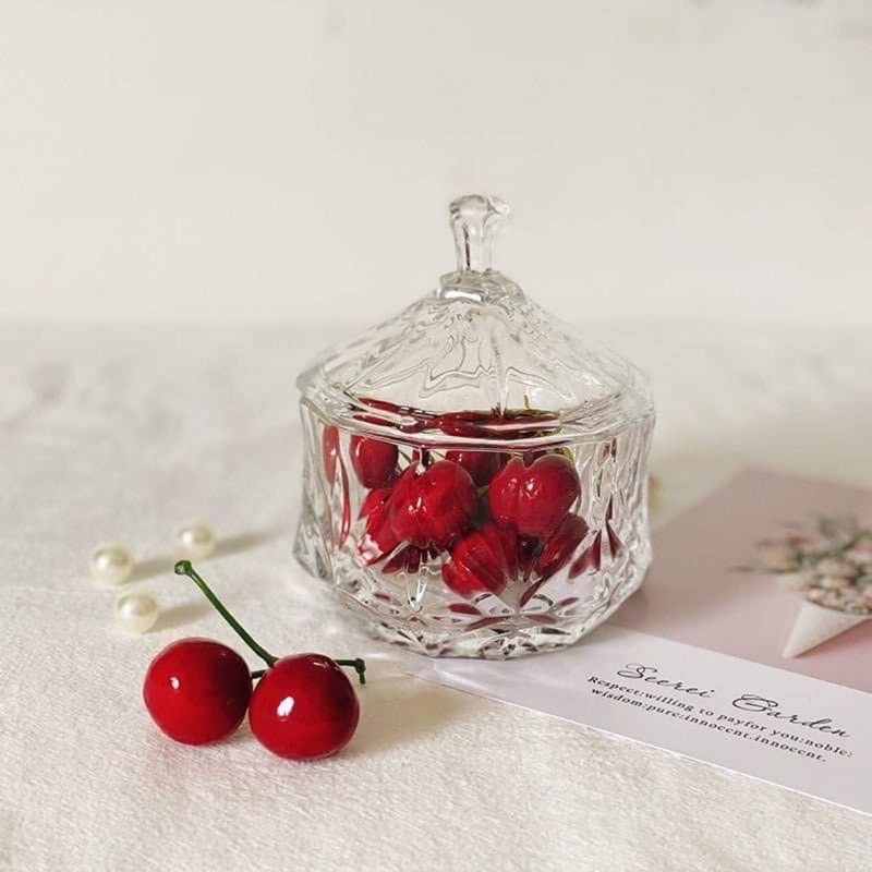 โหลแก้ว โหลแก้วพร้อมฝา เรียบหรู ประดับเคาน์เตอร์ ประดับห้องอาหาร - รูปที่ 4