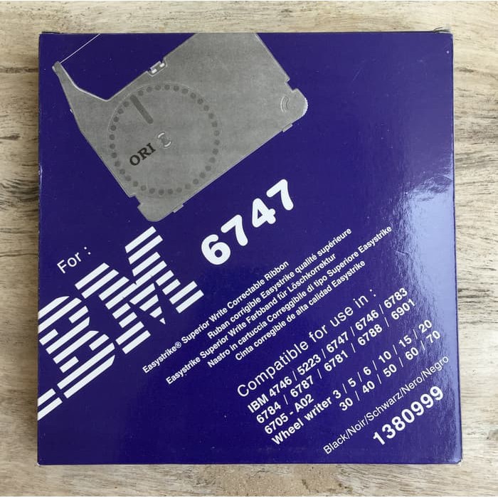 MESIN เครื่องพิมพ์ดีด Ribbon - IBM 6747