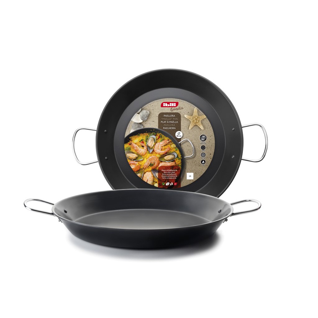 IBILI 501028-46 กระทะเปลญ่ากานเดีย(1 ใบ)/PAELLA PAN GANDIA. นำเข้าจากสเปน มาตรฐานยุโรป มีรับประกัน 1 ปี มีส่งฟรี