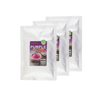 ทีอีเอ ผงมันม่วง ผงเครื่องดื่มสำเร็จรูป Purple Sweet Potato Powde 100 กรัม x แพ็ค 3 ชิ้น