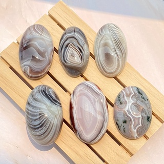 หินอาเกต หรือ โมรา ทรงหลังเบี้ย (Agate Cabochon)