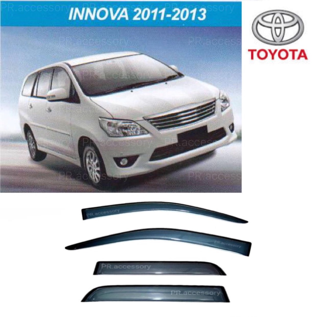 PR กันสาด TOYOTA INNOVA 2011-2013