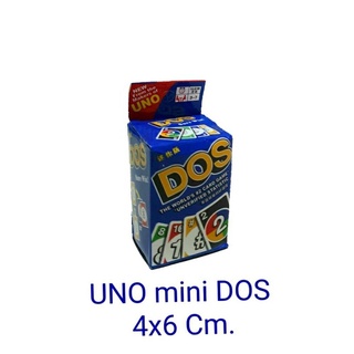 T.P. TOYS UNO mini DOS 4X6 Cm. เกมส์กระดาน เกมส์การ์ดอูโน่มินิดอส