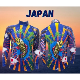 JK Thailand เสื้อตกปลา JAPAN ป้องกันรังสี UV 80% แห้งเร็ว