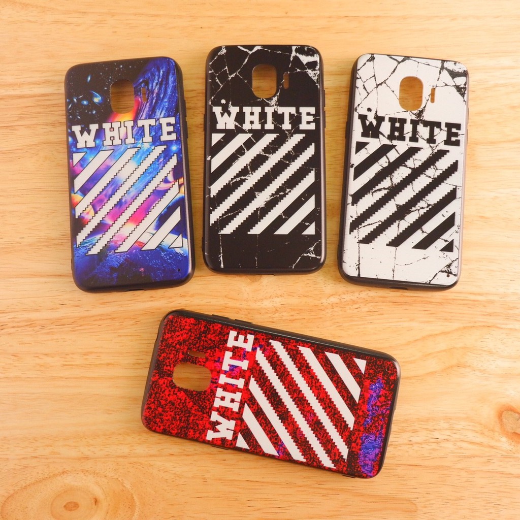 เคสลายเส้นนูน WHITE J4