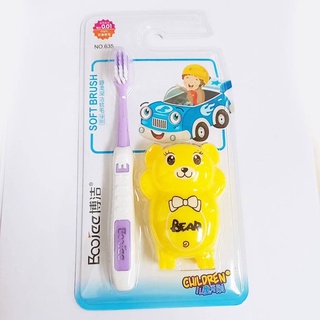 AT.houseone แปรงสีฟัน เเปรงสีฟันเด็ก แปรงสีฟันขนนุ่มสำหรับเด…