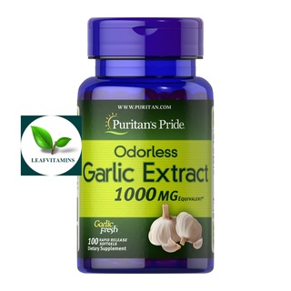 Puritans Pride Odorless Garlic 1000 mg / 100 Rapid Release Softgels