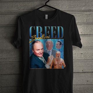 Gildan ขายดี ขายดี เสื้อยืดผ้าฝ้ายแท้ ลาย Creed Bratton Homage The US 90s 80s ของขวัญฮาโลวีน สําหรับสํานักงาน ทีวี