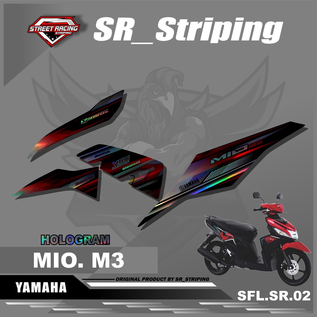 สติ๊กเกอร์ Mio M3 Striping / Mio M3 (Hologram) Mio M3 Variation / Mio M3 Decal / Mio M3 Striping / M